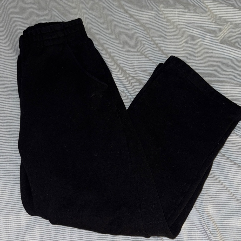 Aritzia black Jogger wide legs